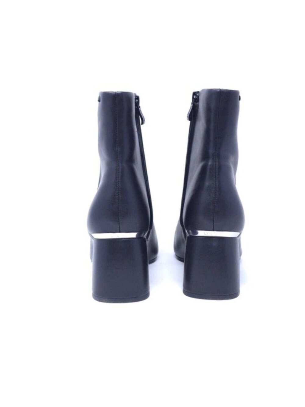 Dkny Caleena Helled 64MM Faux Leather Ankle Boots, Black - Picture 4 of 12